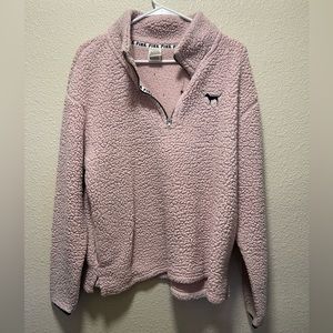 PINK Sherpa pullover